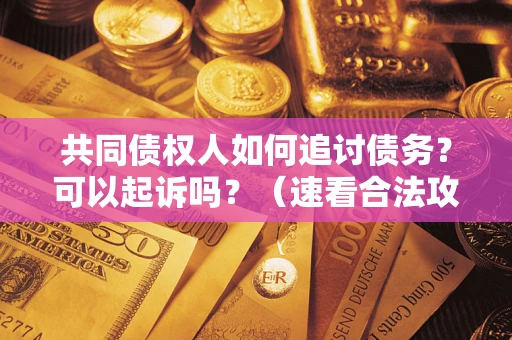 北京共同债权人如何追讨债务？可以起诉吗？（速看合法攻略）