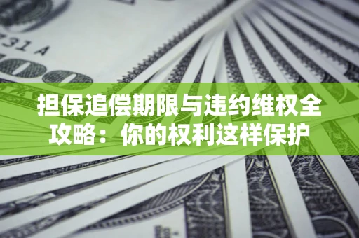 北京担保追偿期限与违约维权全攻略：你的权利这样保护