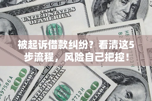 北京被起诉借款纠纷？看清这5步流程，风险自己把控！