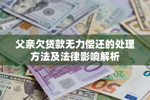 北京父亲欠贷款无力偿还的处理方法及法律影响解析